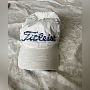 Titleist official tour performance hat golf prov1 FJ white with blue adjustable